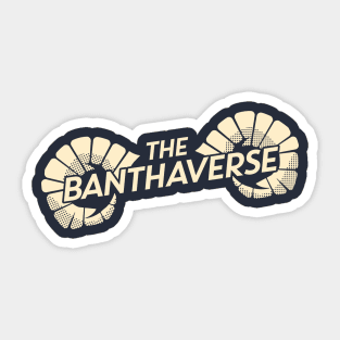 Banthaverse logo - Creamy Sticker